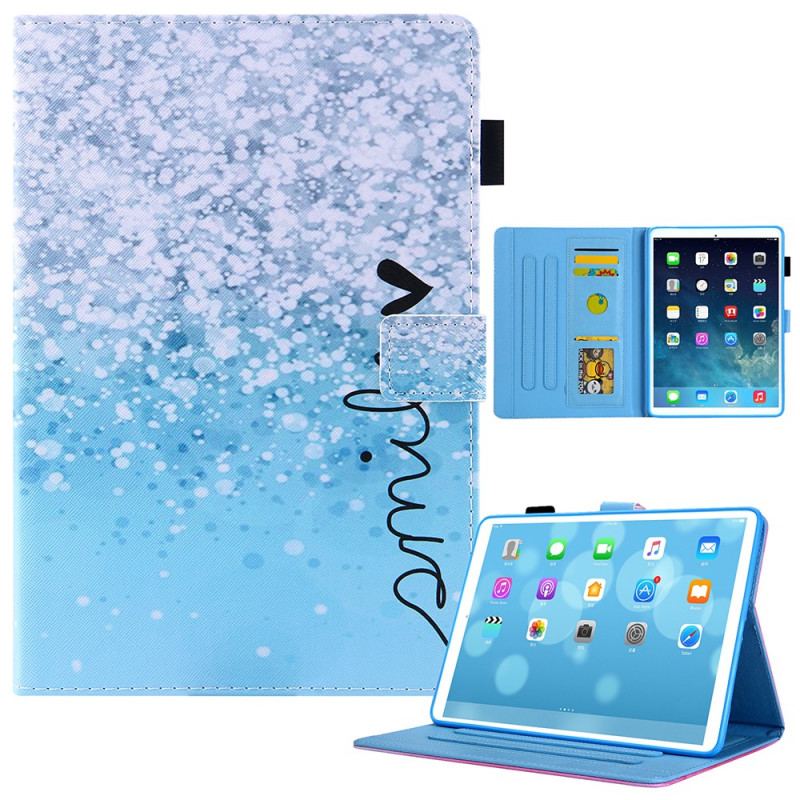 Flip Cover iPad Mini 6 (2021) Glitter Smil