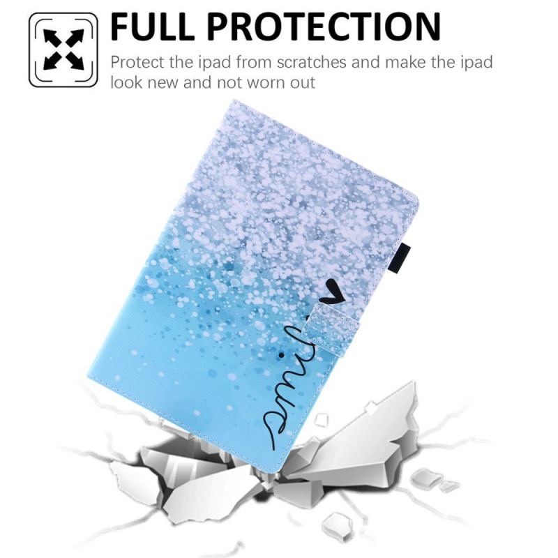 Flip Cover iPad Mini 6 (2021) Glitter Smil