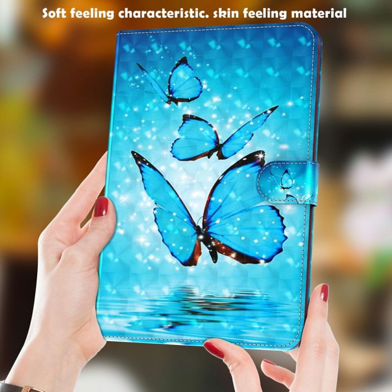 Flip Cover iPad Mini 6 (2021) Let Plet Sommerfugle