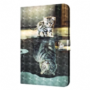 Flip Cover iPad Mini 6 (2021) Light Spot Cat's Dream