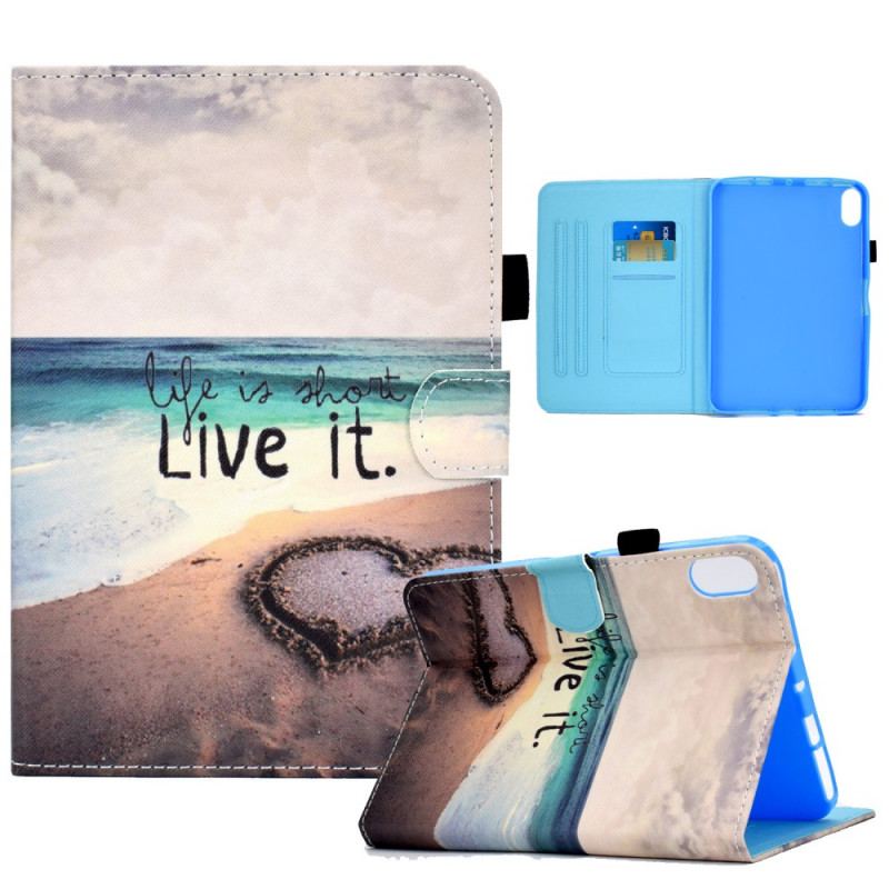 Flip Cover iPad Mini 6 (2021) Live It Beach