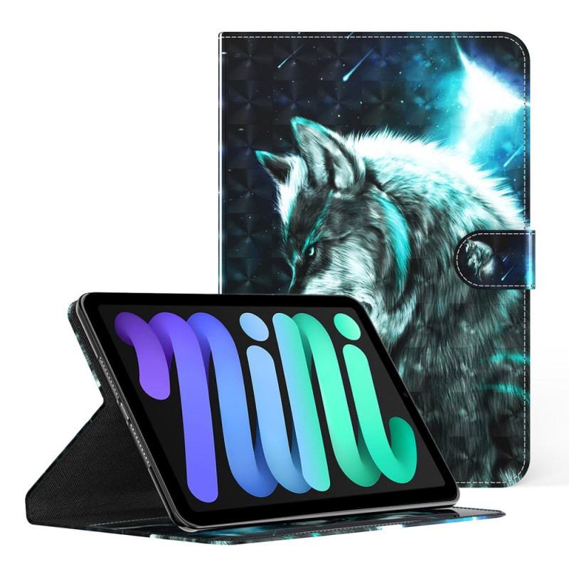 Flip Cover iPad Mini 6 (2021) Lys Spot Vild Ulv