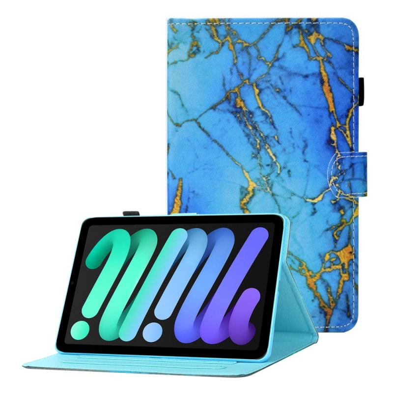 Flip Cover iPad Mini 6 (2021) Marmor Stil