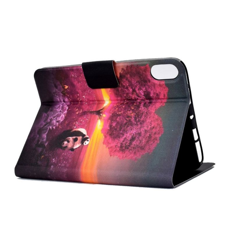 Flip Cover iPad Mini 6 (2021) Panda Hjerte