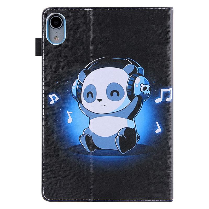 Flip Cover iPad Mini 6 (2021) Panda I Hovedtelefoner