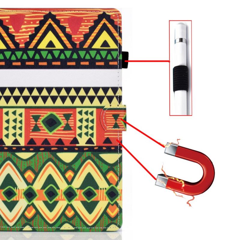 Læder Cover iPad Mini 6 (2021) Aztec