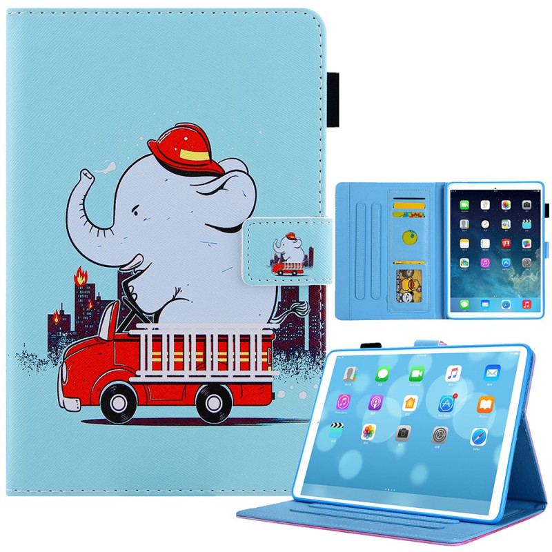 Læder Cover iPad Mini 6 (2021) Brandmand Elefant