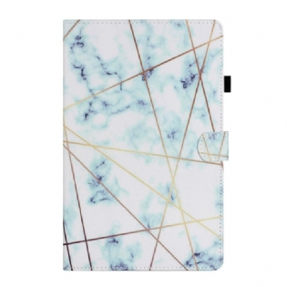 Læder Cover iPad Mini 6 (2021) Marmor Geometri