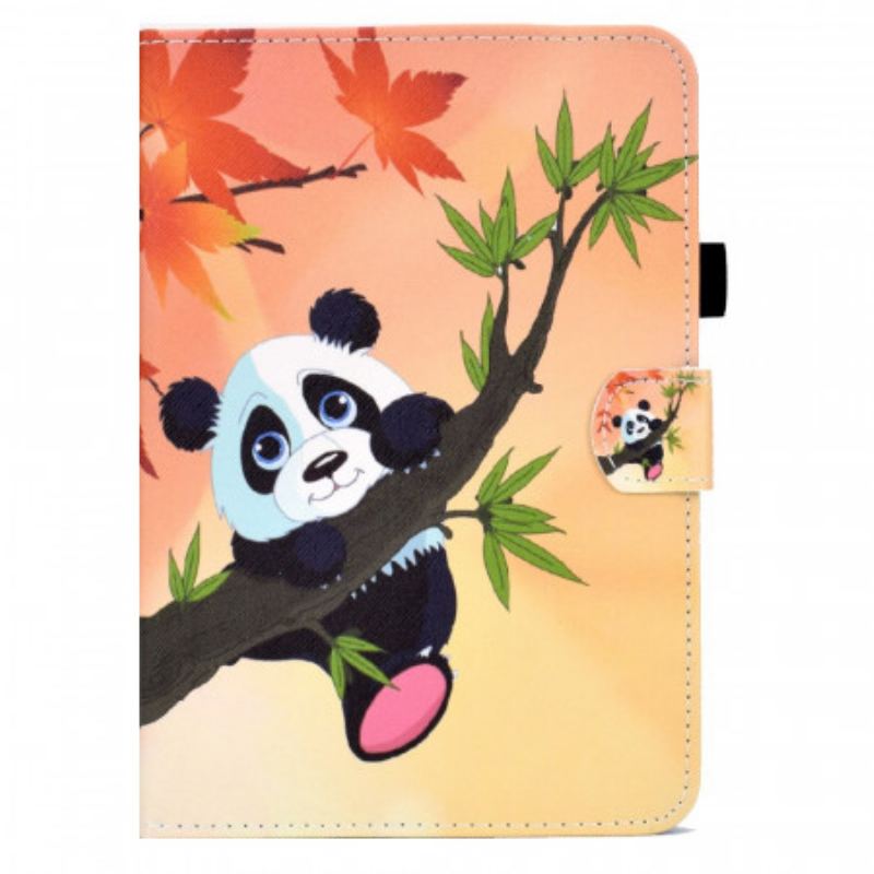 Læder Cover iPad Mini 6 (2021) Sød Panda