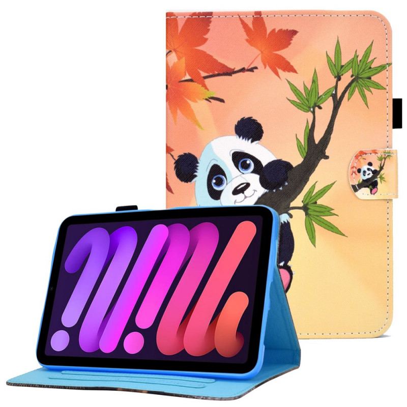 Læder Cover iPad Mini 6 (2021) Sød Panda