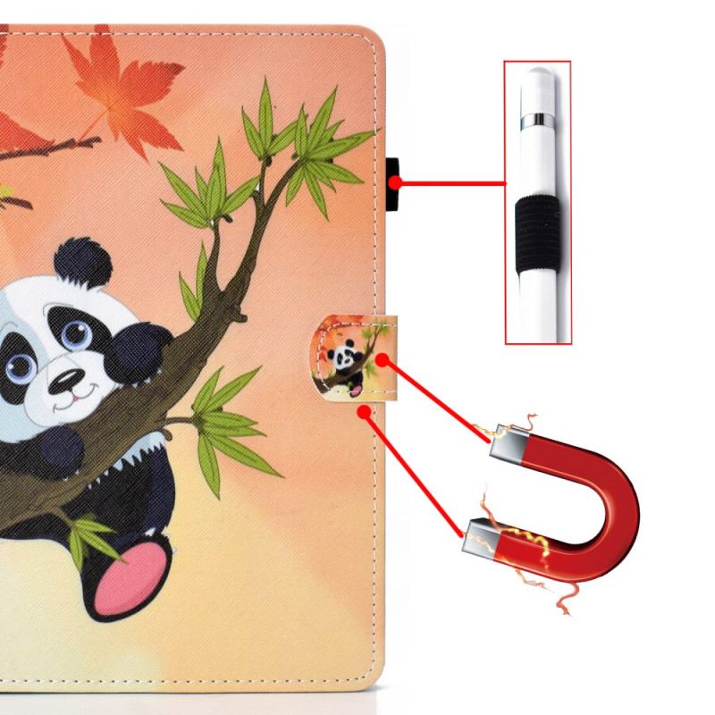 Læder Cover iPad Mini 6 (2021) Sød Panda
