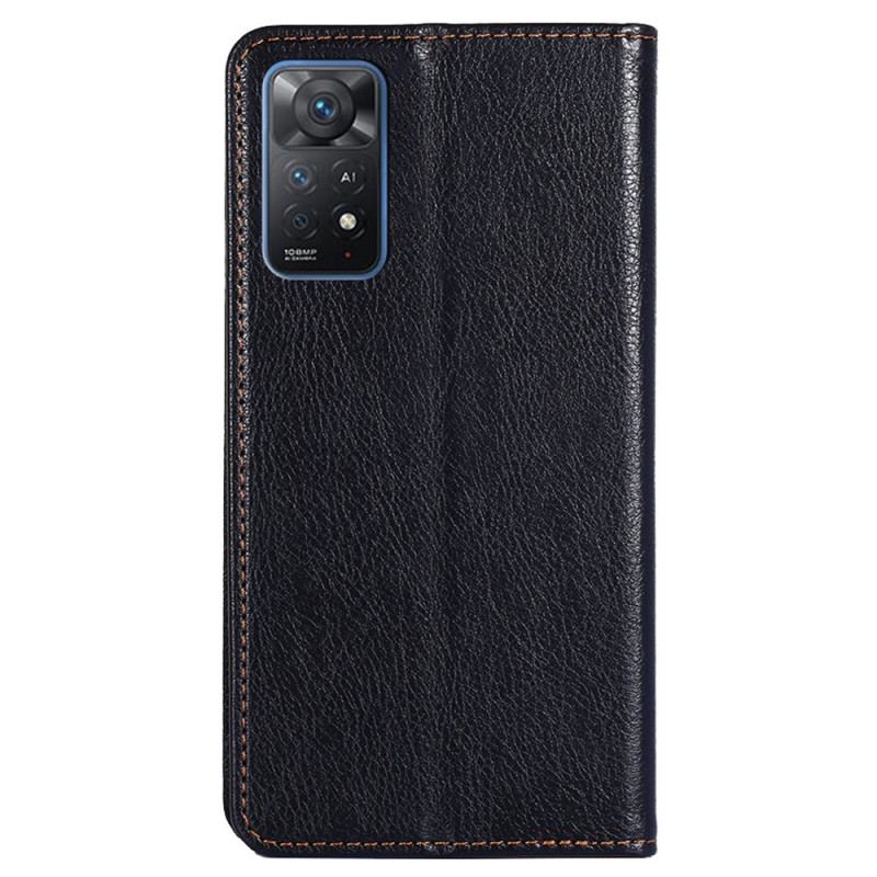 Cover Xiaomi Redmi Note 11 Pro / 11 Pro 5G Flip Cover Imiteret Lædersøm