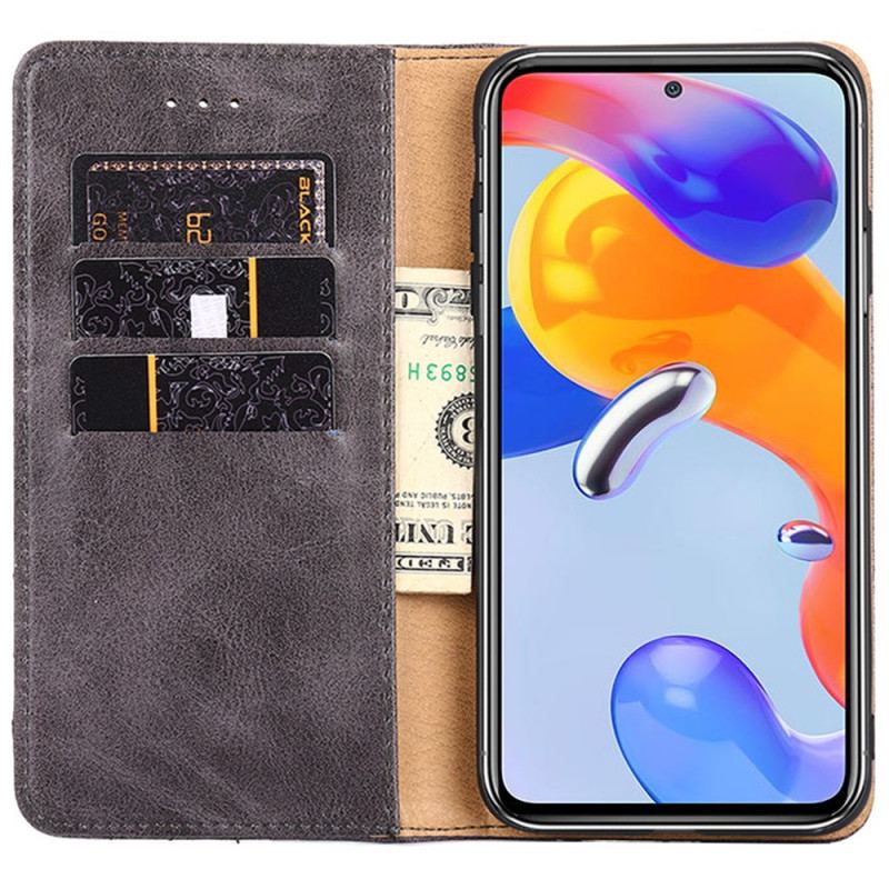 Cover Xiaomi Redmi Note 11 Pro / 11 Pro 5G Flip Cover Stil Lædernitte