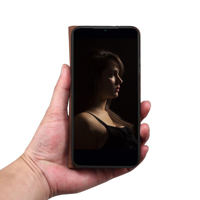 Cover Xiaomi Redmi Note 11 Pro / 11 Pro 5G Flip Cover Voksbehandlet Kunstlæder
