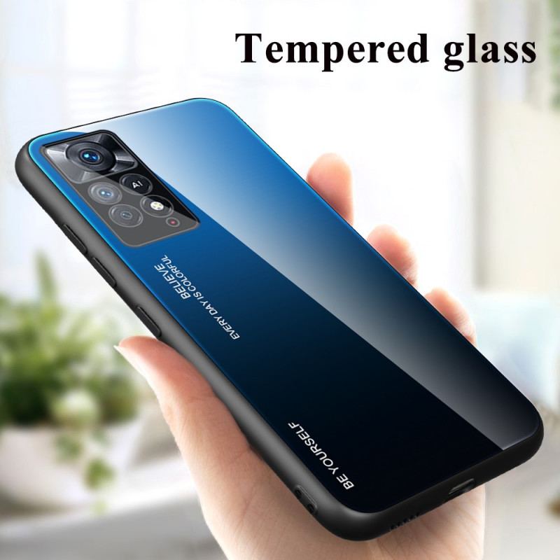 Cover Xiaomi Redmi Note 11 Pro / 11 Pro 5G Hærdet Glas Vær Dig Selv