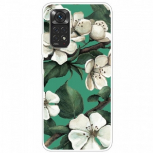 Cover Xiaomi Redmi Note 11 Pro / 11 Pro 5G Hvide Blomster