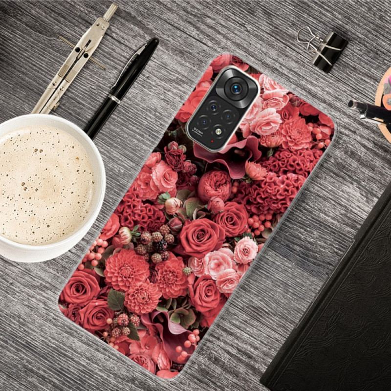 Cover Xiaomi Redmi Note 11 Pro / 11 Pro 5G Intense Blomster