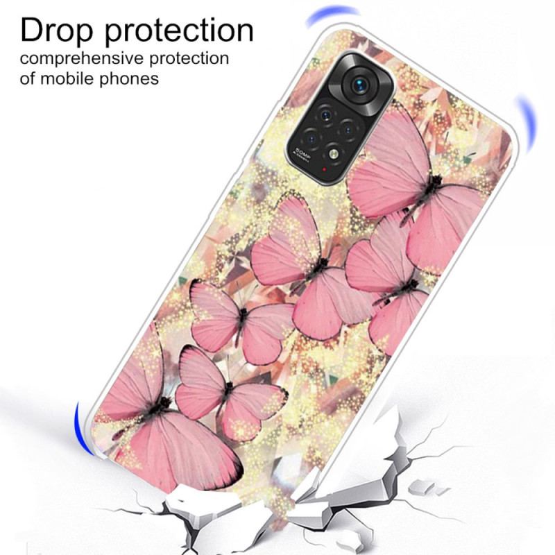 Cover Xiaomi Redmi Note 11 Pro / 11 Pro 5G Kongelige Sommerfugle