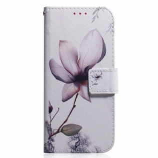 Flip Cover Xiaomi Redmi Note 11 Pro / 11 Pro 5G Blomst Støvet Pink