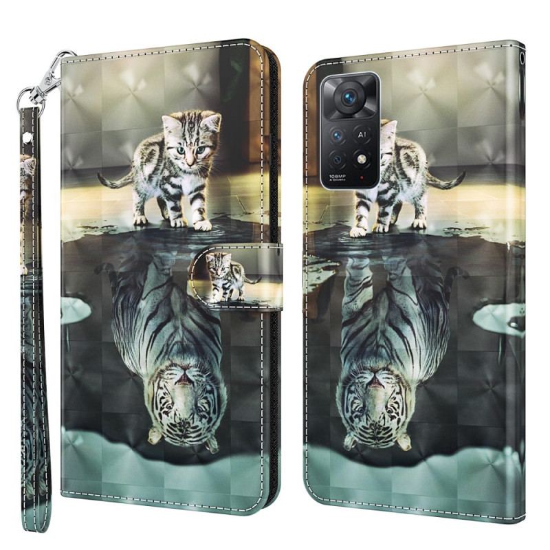 Flip Cover Xiaomi Redmi Note 11 Pro / 11 Pro 5G Ernest The Tiger