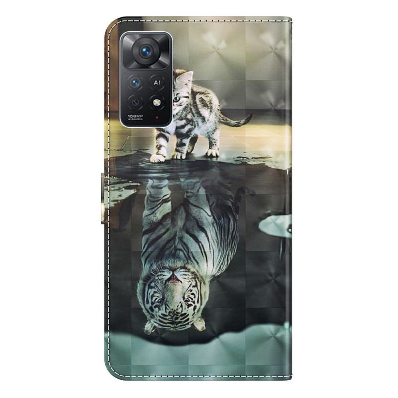 Flip Cover Xiaomi Redmi Note 11 Pro / 11 Pro 5G Ernest The Tiger