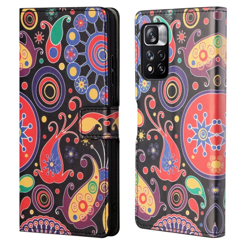 Flip Cover Xiaomi Redmi Note 11 Pro / 11 Pro 5G Galaxy Tegninger