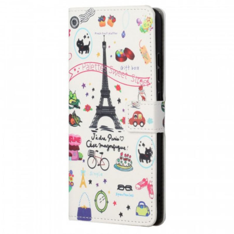 Flip Cover Xiaomi Redmi Note 11 Pro / 11 Pro 5G Jeg Elsker Paris