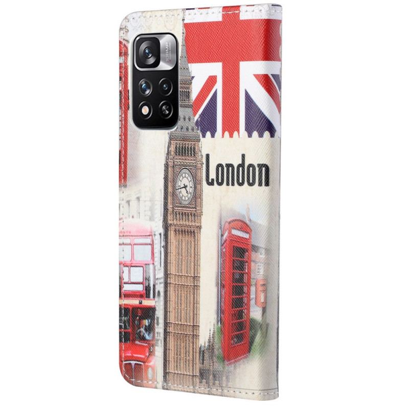 Flip Cover Xiaomi Redmi Note 11 Pro / 11 Pro 5G London Liv