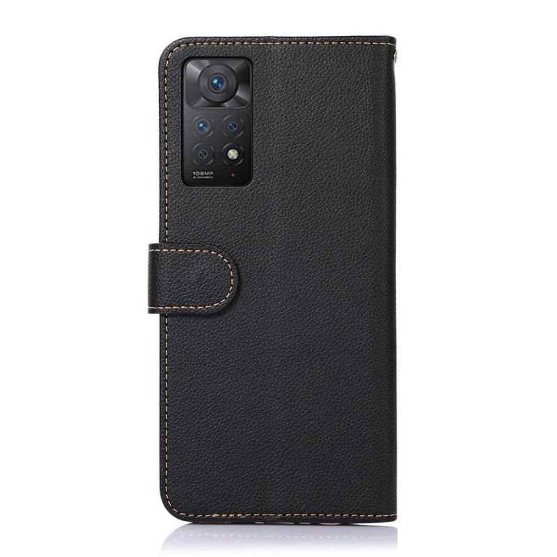 Flip Cover Xiaomi Redmi Note 11 Pro / 11 Pro 5G Lychee Style Rfid Khazneh