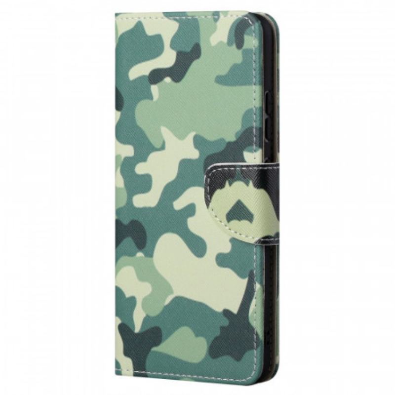Flip Cover Xiaomi Redmi Note 11 Pro / 11 Pro 5G Militær Camouflage