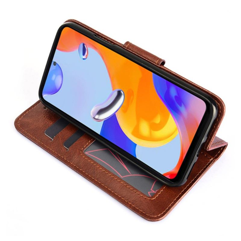 Flip Cover Xiaomi Redmi Note 11 Pro / 11 Pro 5G Retro Imiteret Læder