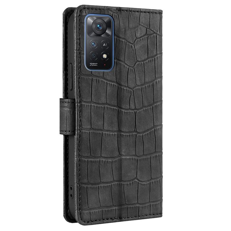 Flip Cover Xiaomi Redmi Note 11 Pro / 11 Pro 5G Skin-touch Krokodille