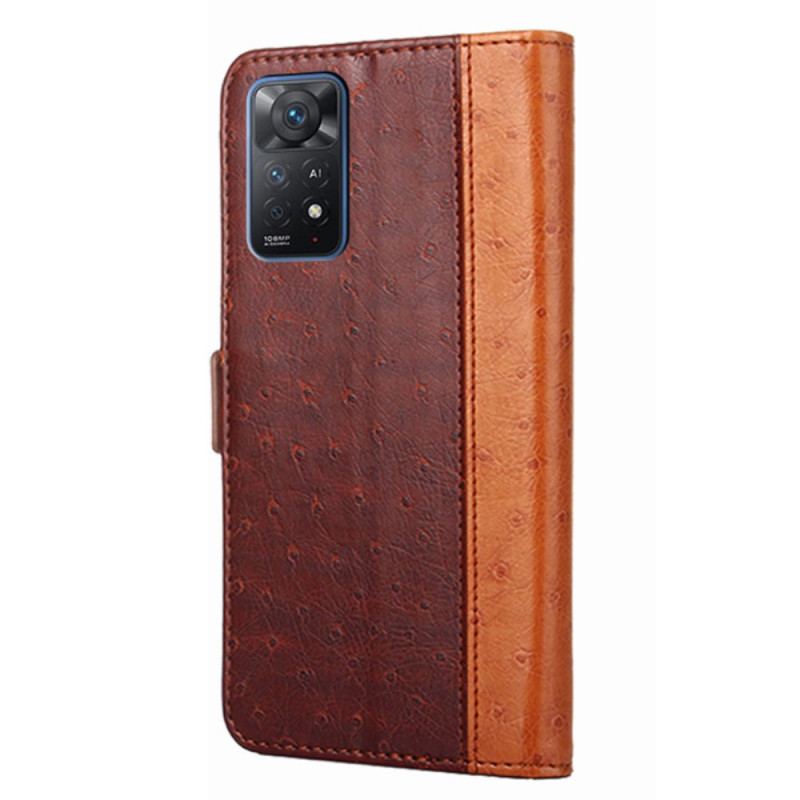 Flip Cover Xiaomi Redmi Note 11 Pro / 11 Pro 5G Struds Hudtekstur