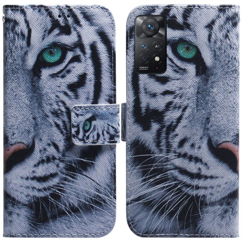 Flip Cover Xiaomi Redmi Note 11 Pro / 11 Pro 5G Tiger Ansigt