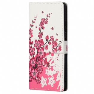 Flip Cover Xiaomi Redmi Note 11 Pro / 11 Pro 5G Tropiske Blomster