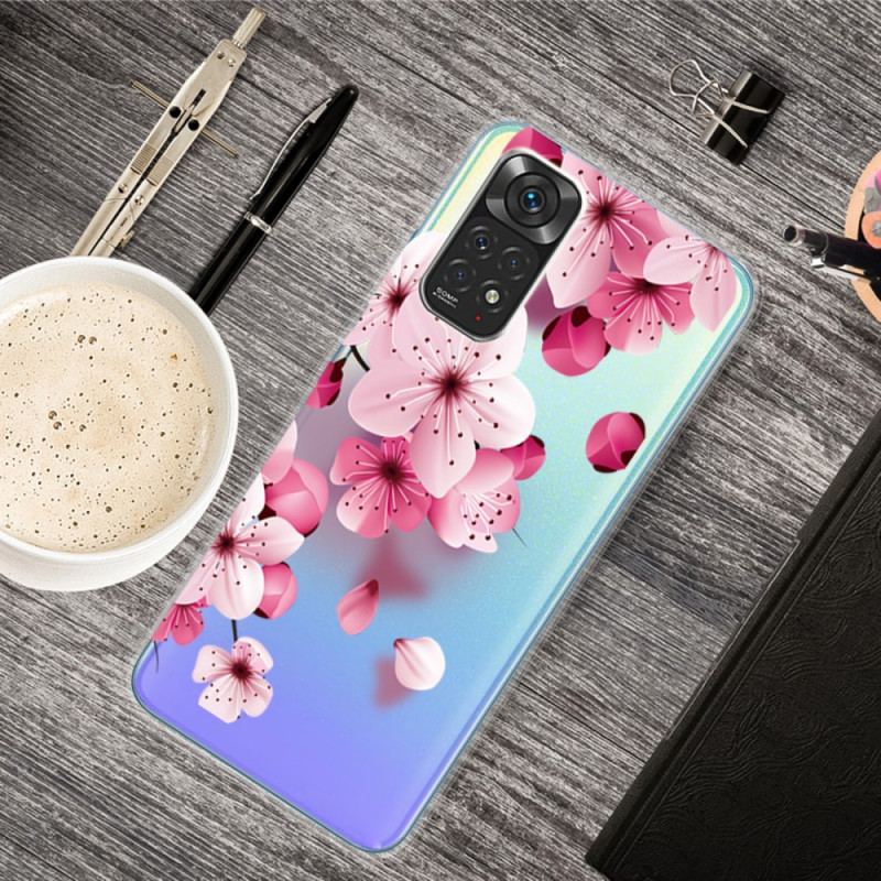 Mobilcover Xiaomi Redmi Note 11 Pro / 11 Pro 5G Små Lyserøde Blomster