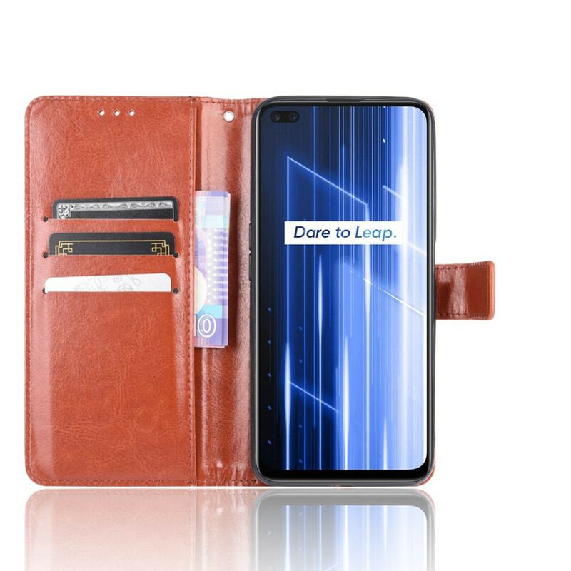 Flip Cover Realme X50 Prangende Kunstlæder