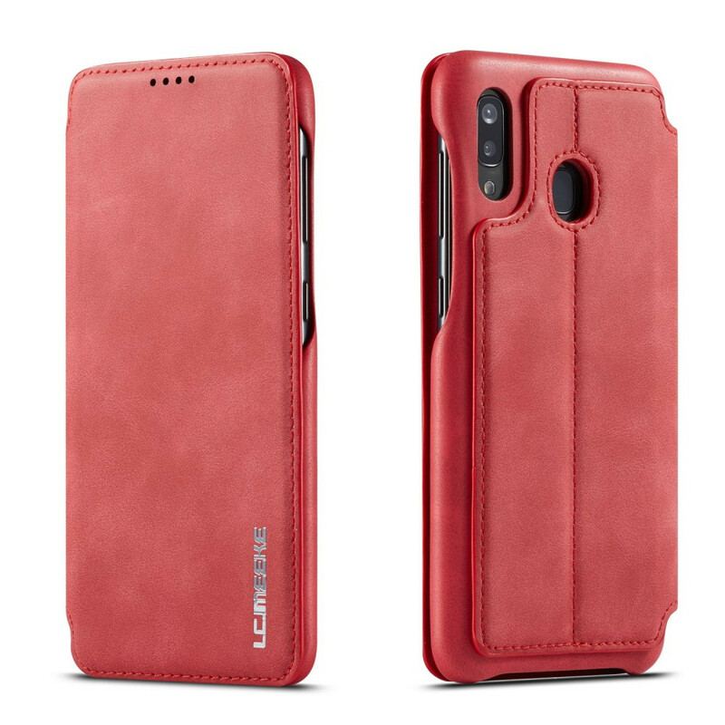 Cover Samsung Galaxy A30 Flip Cover Lc.imeeke Lædereffekt