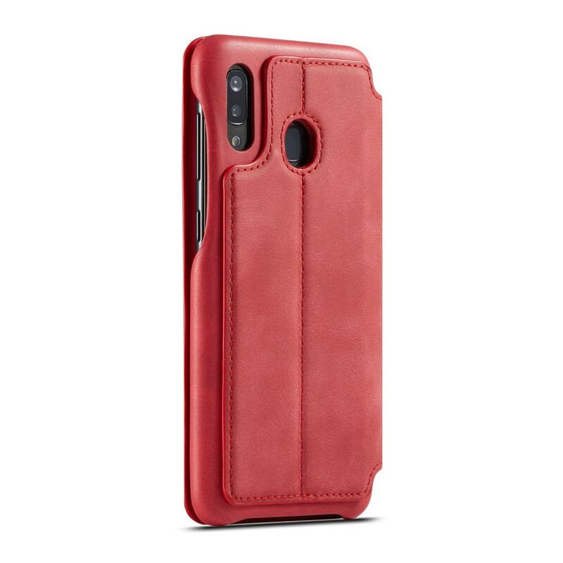 Cover Samsung Galaxy A30 Flip Cover Lc.imeeke Lædereffekt