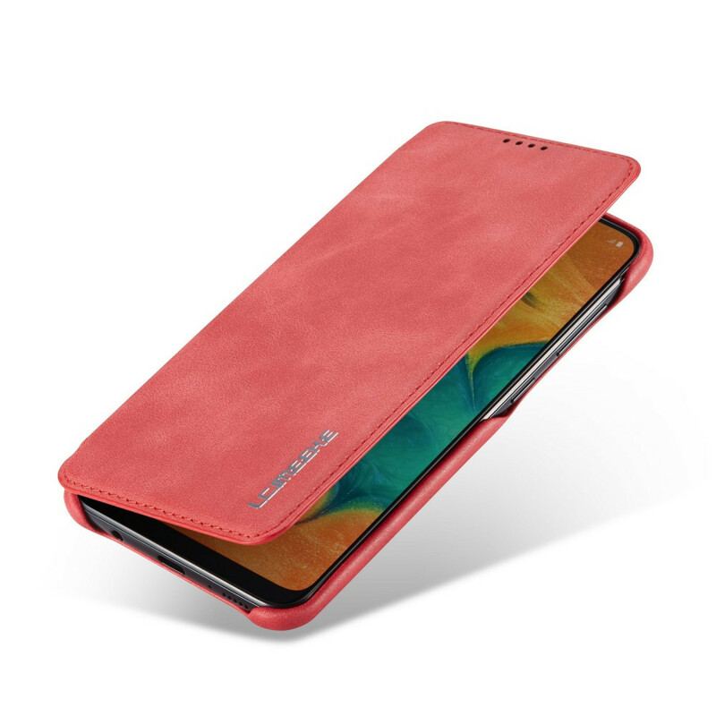 Cover Samsung Galaxy A30 Flip Cover Lc.imeeke Lædereffekt