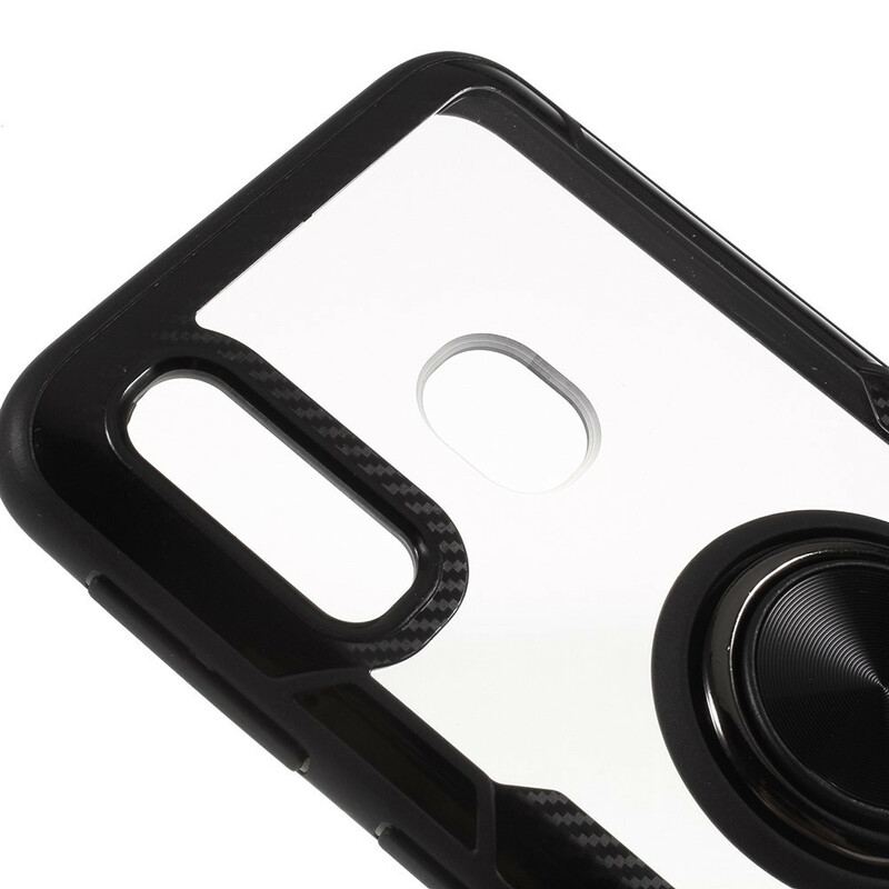 Cover Samsung Galaxy A30 Gennemsigtig Med Ring-support