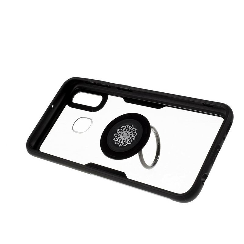 Cover Samsung Galaxy A30 Gennemsigtig Med Ring-support