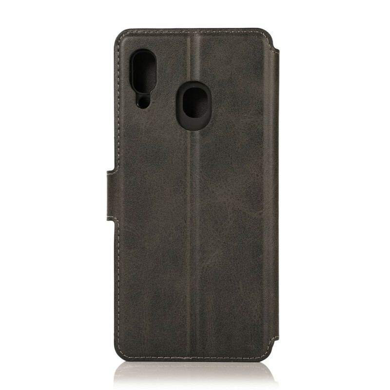 Flip Cover Samsung Galaxy A30 Silikone Og Kunstlæder