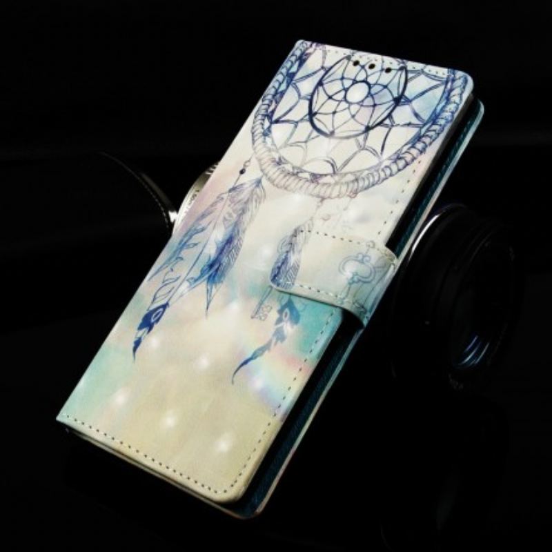 Læder Cover Samsung Galaxy A30 Akvarel Drømmefanger