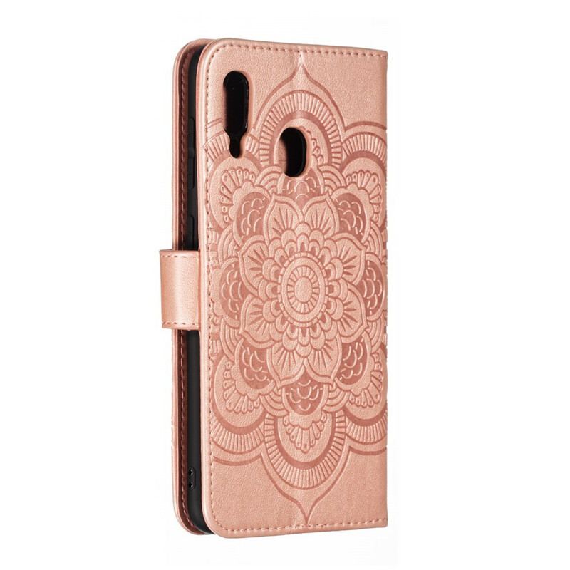 Læder Cover Samsung Galaxy A30 Mandala Og Diamanter