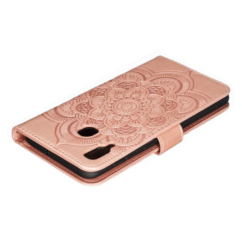 Læder Cover Samsung Galaxy A30 Mandala Og Diamanter