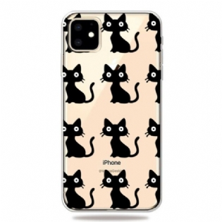 Cover iPhone 11 Flere Sorte Katte