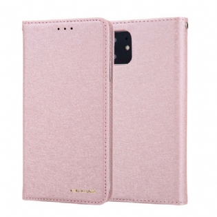 Cover iPhone 11 Flip Cover Silketekstur Med Lædereffekt