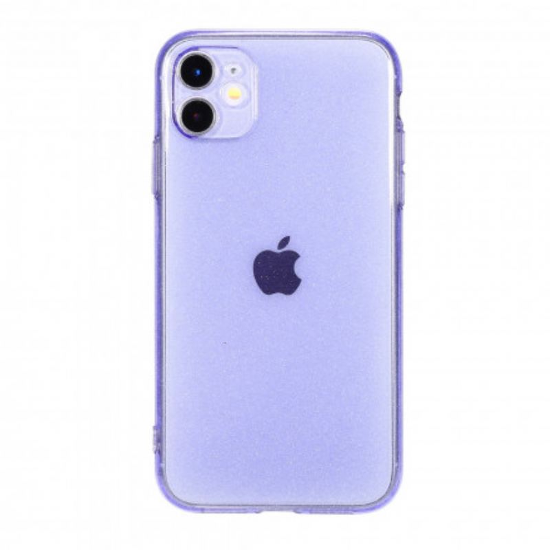 Cover iPhone 11 Fluorescerende Glitter