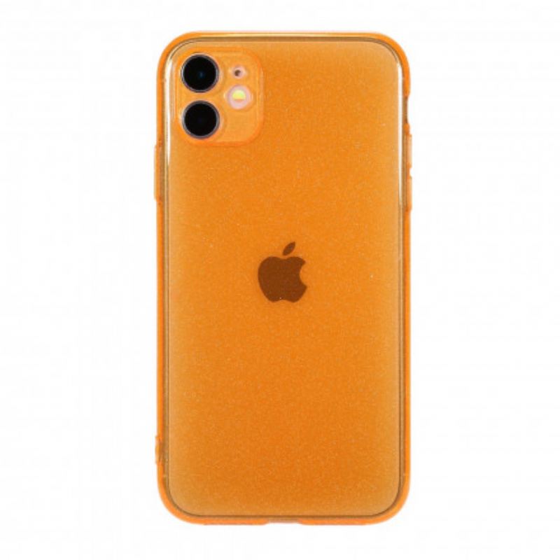 Cover iPhone 11 Fluorescerende Glitter